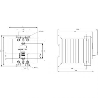 Siemens 3RF24301AC45 Halbleiterschütz 