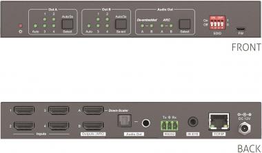 PureLink 4x2 HDMI Matrix   PT-MA-HD42UHD 