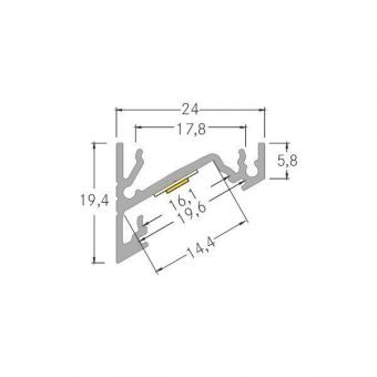 BRUM LED-Alu-Eck-Profil         73702080 