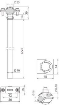 Dehn 105461  DIDH PAE 20 D16 1270 AL V2A 