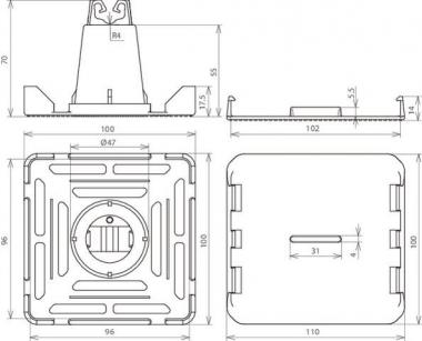 DEHN Dachleitungshalter           253030 