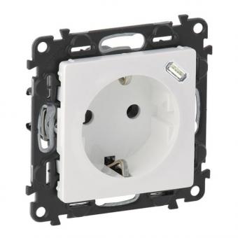 Legrand 753135 Steckdose Ber.schutz+USB 