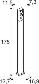 SLV ESKINA FRAME 175 Pole double 1005440 
