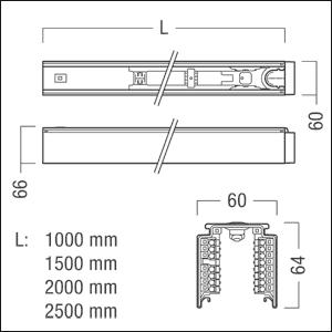 Zumtobel TEC2 T-TE 2000-15 WH   22173106 
