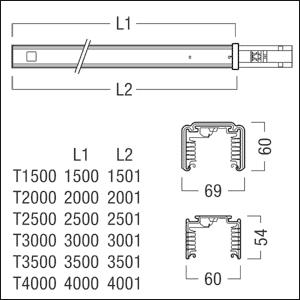 Zumtobel TECTON T 3500 WH IP64  22171664 
