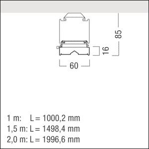ZUM TECTON C LED5500-840 L1500  42931155 