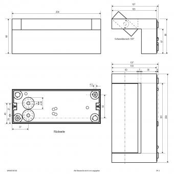 EVN LED Wandanbau -weiß -    WAV65100102 