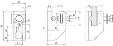 Dehn 277237       FRH 11 6.10 WA11 B7 CU 
