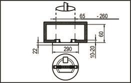 RIDI Sanierungsdownlight SARA290 0322095 