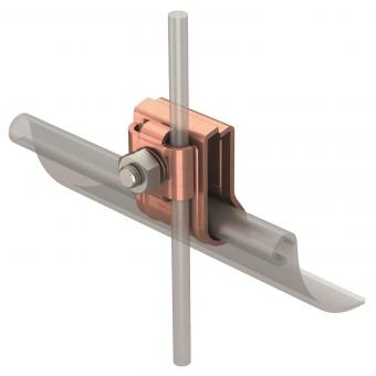 OBO RK-FIX CU Rinnenklemme m.Feder 2x8mm 