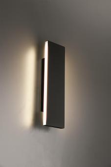TRIO Wandleuchte Up+Down CONCHA anthraz. 