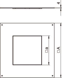 OBO DUG 250-3 9 Montagedeckel 250-2/3 f. 