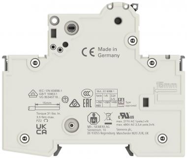 Siemens Automat B 16A           5SY41166 