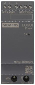 Siemens 6EP33216SB000AY0 LOGO!POWER 12V 