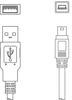 Leuze KB USB A-USB  KB USB A - USB miniB 