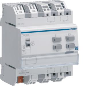 Hager Binäreingang 4fach 230VAC   TXA304 