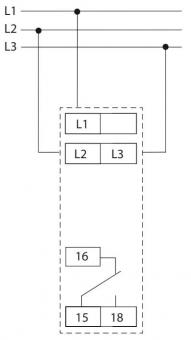 Eberle Drehstrom Spannungswächter DWUD 1 