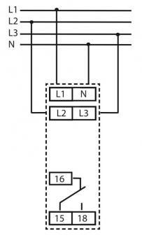 Eberle Phasenfolgerelais AC 3x     MPH 1 