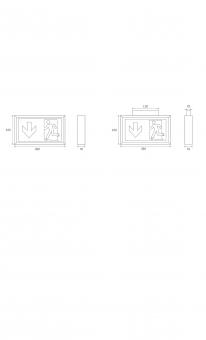 RP RZ-Leuchte Universal EB +    KLU411SC 