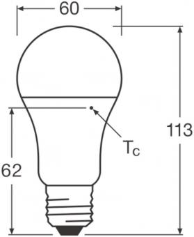 Ledvance LED CLASSIC A V 10W 865 Frosted 