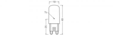LEDV LED Stiftsockel 3-30W/827 320lm 