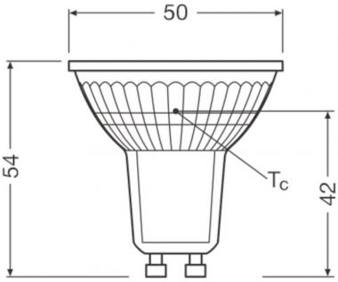 Ledvance LED PAR16 50 36° P 4.3W 840 