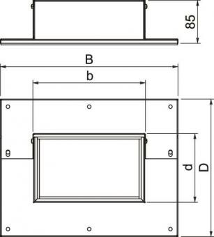 OBO PLM WC 1220 RW Wandanschlusskragen 