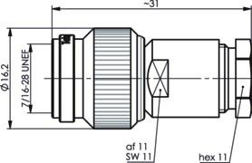 TEGA TNC-Kabelstecker        J01010A2611 