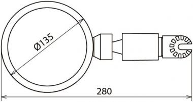 DEHN Isolierspiegel mit           785190 