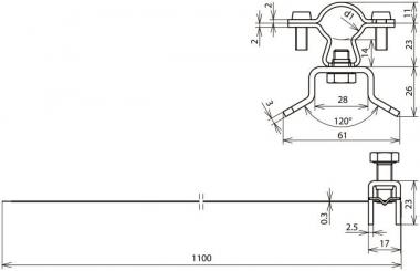 DEHN Leitungshalter D             275320 