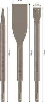 Bosch Meißel-Set SDS-plus 3-tlg. 