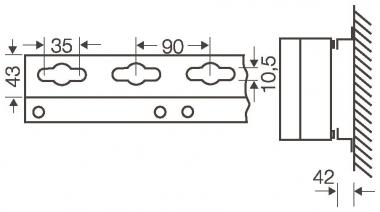 HENS ENYSTAR-Montageschiene FP   FP MS 1 