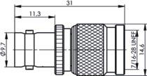 TG Adapter BNC-TNC (F-M) 305 J01019B0000 