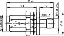 TG Adapter TNC-SMA (F-F) 50  J01019A0028 