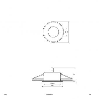 EVN Halogen-Einbauleuchte plan    655001 