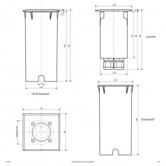 EVN V4A-edelstahl-Einbauleuchte   674210 
