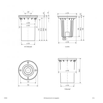 EVN V4A-edelstahl-Einbauleuchte   678235 