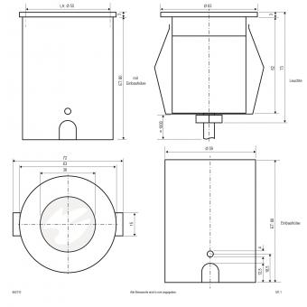 EVN Power-LED-Einbauleuchte       652110 
