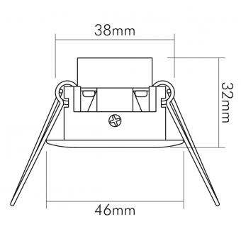 Nobile LED Mini Spot Q weiß   1589370120 