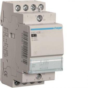 Hager Installationsschütz 25A     ESC426 