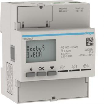 Hager Energiezähler 1phasig      ECA180T 