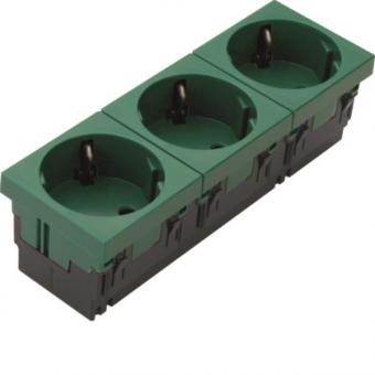Hager Steckdose 3fach 33° 16A ESR3336029 