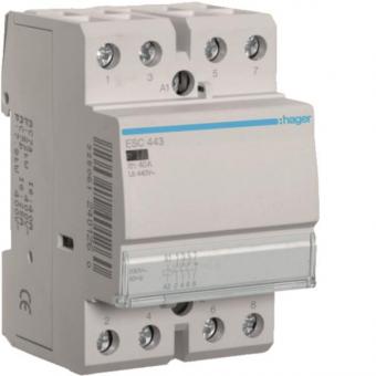 Hager Installationsschütz 40A     ESC443 
