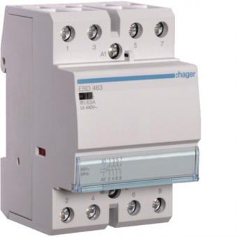 Hager Installationsschütz 63A     ESD463 