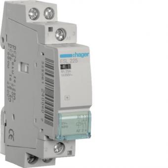 Hager Installationsschütz 25A     ESL225 