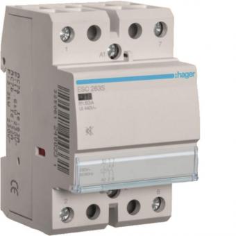 Hager Installationsschütz 63A    ESC263S 