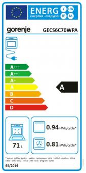 Gorenje GECS 6C70 WPA ws Standherd 