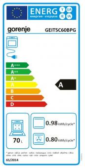 Gorenje GEIT 5C60 BPG sw Standherd 