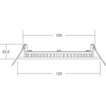 Brumberg LED-Einbaupanel 350    12451173 
