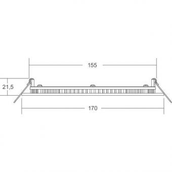 BRUM 12452173 EB-Panel FLAT350 rd 3CCT 
